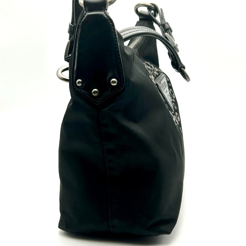 Prada Tessuto Nylon & Leather Bag with Grommet Embellishment - Picture 8 of 16